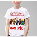 Taketshirt Isim Yazılı Kişiye Özel Roblox Unisex Çocuk T-Shirt - 12 - 13 Yaş - Beyaz