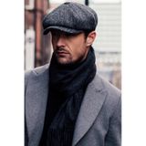 Takı Dükkanı Erkek Kasket Peaky Blinders Driver Kaşmir Şapka Bere Fötr Cp224U koyu-gri