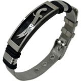 Takı Dükkanı Hz. Ali Zülfikar Kılıcı Kemer Model Çelik Bileklik Unisex 20 Cm Ayarlanabilir SCB32