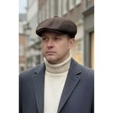 Takı Dükkanı Peaky Blinders Şapka Newsboy Trend 8 Parça Kasket Fötr CP224P - Kahverengi - Standart