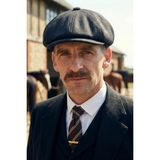 Takı Dükkanı Peaky Blinders Şapka Newsboy Trend 8 Parça Kasket Fötr CP224P - Standart - Füme
