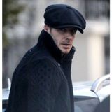 Takı Dükkanı Peaky Blinders Şapka Newsboy Trend 8 Parça Kasket Fötr CP224P - Standart - Siyah