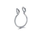 TakıConcept 316l Cerrahi Çelik Halka Hızma Burun Septum Sahte Fake Piercing