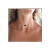 TakıConcept Akrep Burcu Obsidyen Doğal Taşlı Choker Kolye