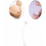 Takıconcept Bioplast Şeffaf Hamile Göbek Piercing Keloid Karşıtı