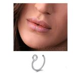 TakıConcept Çelik Deliksiz Dudak Piercing Fake Piercing