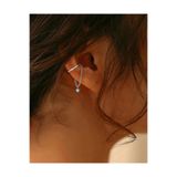 TakıConcept Çelik Kalp Sallantılı Deliksiz Ear Cuff Küpe