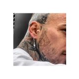 TakıConcept Deliksiz Sıkıştırma Şimşek Figürlü Çelik Fake Küpe