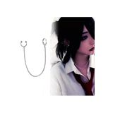 TakıConcept Ikisi Delikli Dudaktan Kulağa Çelik Piercing - Küpe