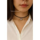 TakıConcept Kelebek Sallantılı İp Choker Kadın Kolye