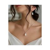 TakıConcept Kolye Küpe İnci Set Gelin Seti Nişan Nikah İnci Set Kadın Set