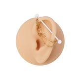 TakıConcept Köprü Piercing Altın