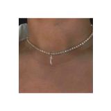 TakıConcept Zülfikar Sallantılı Kristal Taşlı Su Yolu Choker Kolye