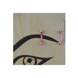 TAKIDAN Pembe 316l Cerrahi Çelik Kararmaz Kaş-kıkırdak-rook 8 Mm Piercing