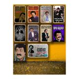 TAKIFİX Retro Ahşap Poster Müslüm Gürses Seti 10 Adet 20x30 cm