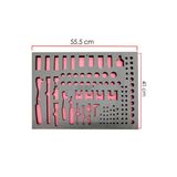 Takım Boş Eva Organizer Lokma Ve Cırcır Kol Için 110 Adet Bölme 55,5Cm X 41 Cm