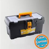 Takım Çantası Alet Çantası 41 Cm Plastik Açma Kapatmalı 16'' İnç