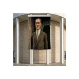 Takım Elbise Gazi Mustafa Kemal Atatürk Poster Bayrak Premium Raşel Kumaş ATA55 2X3M
