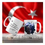 Takım Elbiseli Mustafa Kemal Atatürk - Atatürk'ün Sözleri -Kupa Bardak