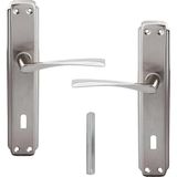 Takım Oda Kapı Kolu Inox Aynalı Sağa Sola Uygun Iç Dış Ahşap Pvc Metal Çelik Kapısı Tuta