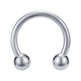 Takıparkxs 316L Cerrahi Çelik 10 mm Top Uçlu Septum Piercing
