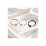 Takıparkxs 925 Ayar Gümüş Silver Gold Black Delikli Deliksiz Fake Kullanım 3 Adet Toplu Halka Hızma Set