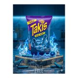 Takis Blue Heat rolled tortilla chips 55GR (3ADET)