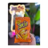 Takis Intense Nacho Acısız Yoğun Peynirli Rulo Mısır Cipsi 55g İthal