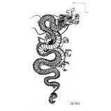 TAKIŞTIR Ejderha Mini Geçici Dövme Tattoo