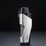 Takito Çift Torch Pürmüz Gümüş Puro Çakmağı
