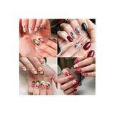 Takıtolia 3d Tasarım Yapışkan Tırnak Sticker Random 5'li Tırnak Dövmesi Nail Art Set