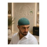 Takke ® Asalet Yeşil Örme | Esnek, Nefes Alan, Dört Mevsim Kullanım
