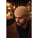 Takke ® Vakar Model Erkek – Premium Pamuk Makine Örme Rahat Kalıp | Kum Beji