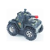 Takla Atan Pilli Işıklı Çılgın Tank 12Cm Oyuncak Takla Atan Tank