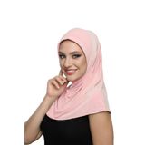 Takmatik Sade Pudra Hazır Türban Tesettür Havuz Bonesi Namaz Örtüsü