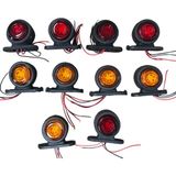 Takoz Lamba 12 LED 12-24V Kırmızı-Sarı 10 Adet Fiyatı