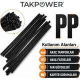 Takpower plastik Kaynak Elektrodu Siyah Pp 0.6 x 400 mm 20 Adet