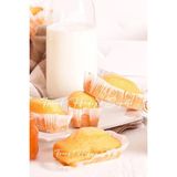 Takribi 200 Adet Büyük Boy Beyaz Ekler Kağıdı 8.5x4 Cm, Baklava Sunumluk, Muffin Kek Kalıbı - 26 x 26 x 7 cm