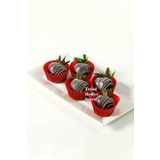 Takribi 200 Adet Küçük Boy Kırmızı Truff Çikolata Kağıdı, Muffin Kek Kalıbı, Lokum Kağıdı 35x20 Mm Doğum Günü Parti Dekorasyonu için