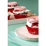 Takribi 200 Adet Standart Boy Kırmızı Muffin Kek Kalıbı, Browine Kalıbı 40x30 Mm, Cupcake Kağıdı Doğum Günü Parti Dekorasyonu için