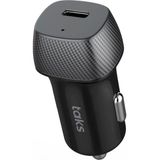 taks CP01 30W PD USB-C Araç Hızlı Şarj Aleti +USB-C-USB-C 3A Kablo, Siyah 5CP01CS