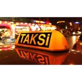 Taksi Levhası Mıknatıslı Taxi Tepe Lambası Yazılı Işıklı