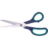 Taksun 1 Adet Lacivert Yeşil Düz Uçlu Terzi Makası - 21,5 cm x 8,5 inç
