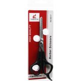 Taksun B-017 Titanium Berber 6½ İnceltme Ara Makası Saç Seyreltme - 12'li Paket