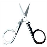 Taksun Katlanır Seyahat Makası Kolay Taşınabilir Metal Yapı 11 cm Uzunlukta Düz Uçlu