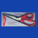 Taksun Makas Plastik Saplı Sürfile Zigzag 9" (23CM) - 1 Adet - Kırmızı