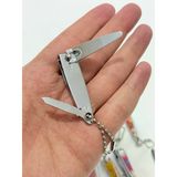 Taksun Renkli Desenli Küçük Boy Tırnak Makası 5Cm (1 Adet)
