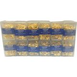 Taksun Safety PINS-968 Mini Çengelli Iğne No-00" 50 Adet.pls.kutu Sarı Gold - 36'li Paket