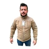 Taktik Çok Cepli Polar Mont Shoftshel Detaylı Bej Renk
