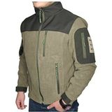 Taktik Polar Mont Softshell Su Geçirmez Omuz Kısım Haki